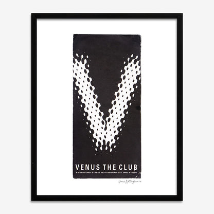 Venus Nottingham - Photographic Print of Rave Flyer